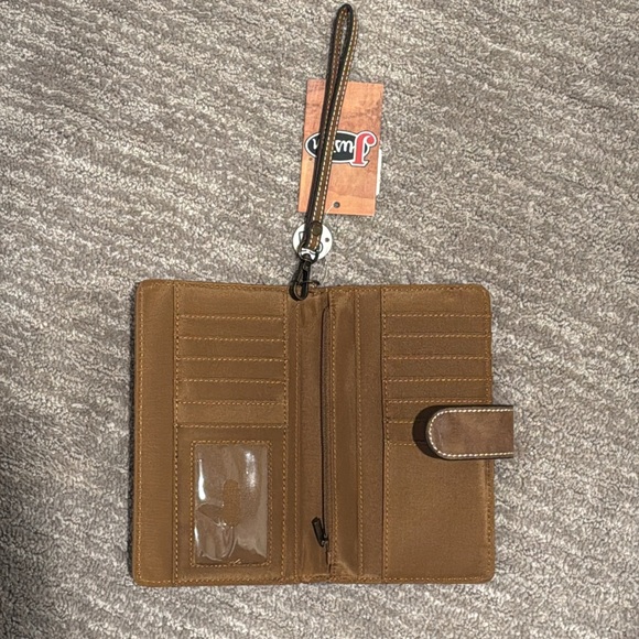 JUSTIN LADIES WALLET AZTEC JACQUARD - Picture 3 of 7